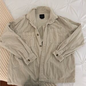 Cotton On Light Beige Corduroy Shirt